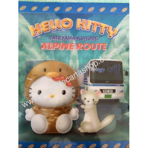 Ano 2003. Pasta L Colecionável Hello Kitty Regional Gotochi Kitty 27