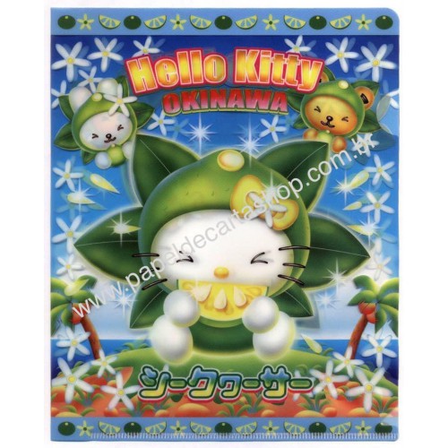 Ano 2005. Pasta L Colecionável Hello Kitty Regional Gotochi Kitty 29