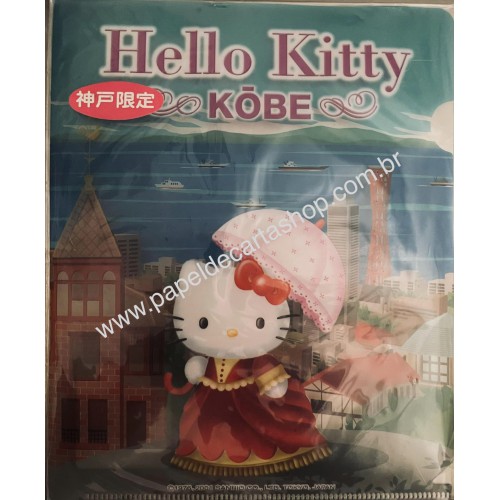 Ano 2001. Pasta L Colecionável Hello Kitty Regional Gotochi Kitty 41