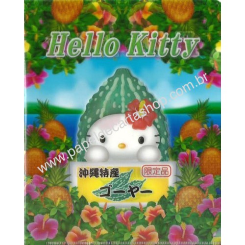 Ano 2003. Pasta L Colecionável Hello Kitty Regional Gotochi Kitty 50