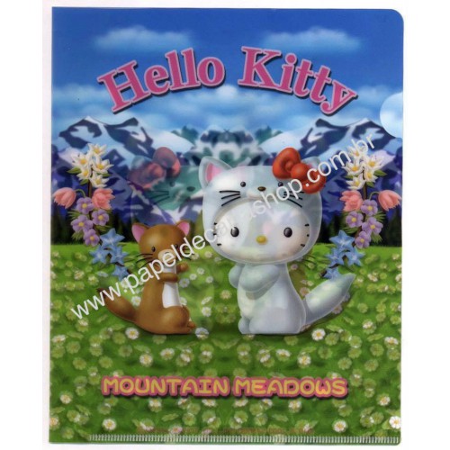 Ano 2003. Pasta L Colecionável Hello Kitty Regional Gotochi Kitty 52