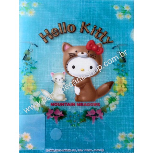 Ano 2002. Pasta L Colecionável Hello Kitty Regional Gotochi Kitty 53