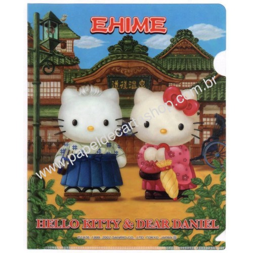 Ano 2002. Pasta L Colecionável Hello Kitty Regional Gotochi Kitty 36