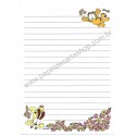 Papel de Carta Avulso Garfield Flowers - Paws