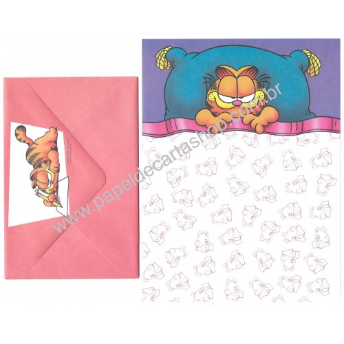 Conjunto de Papel de Carta Garfield Catnaps 02B - Paws