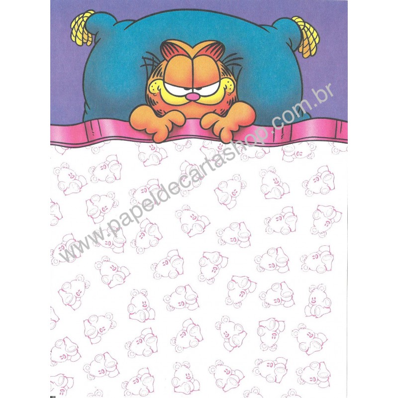 Papel de Carta AVULSO Garfield Catnaps 02B - Paws