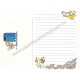 Conjunto de Papel de Carta Avulso Garfield Flowers - Paws