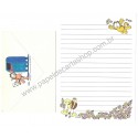 Conjunto de Papel de Carta Garfield Flowers - Paws