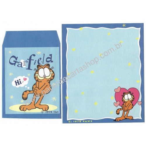 Conjunto de Papel de Carta Garfield CAZ - Paws