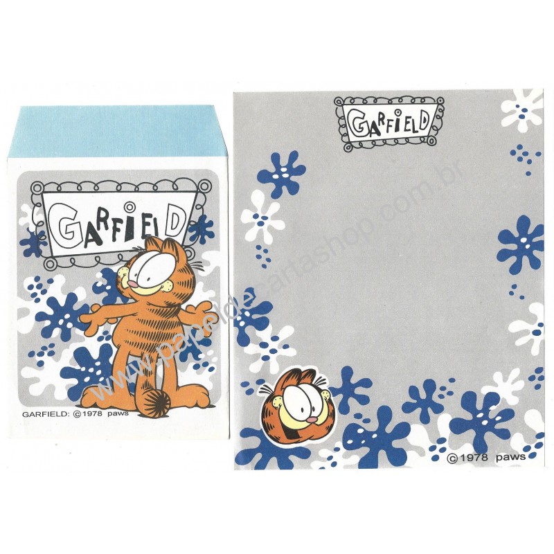 Conjunto de Papel de Carta Garfield CIN - Paws