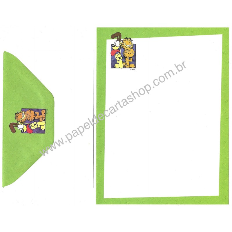 Conjunto de Papel de Carta Garfield CVD