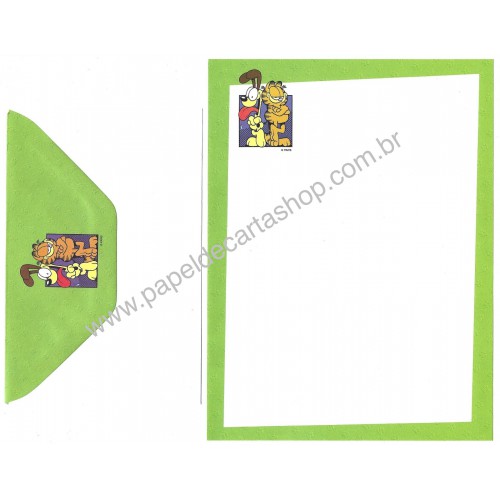 Conjunto de Papel de Carta Garfield CVD