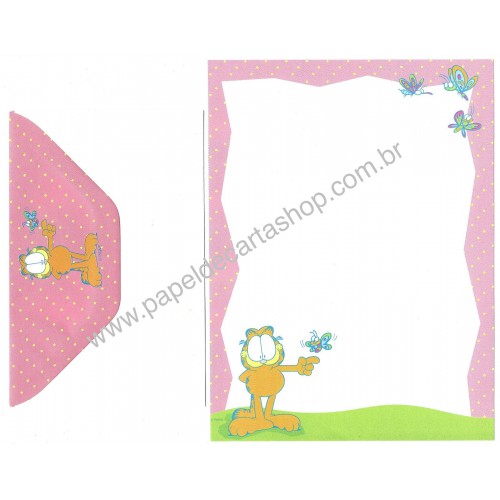 Conjunto de Papel de Carta Garfield CRS