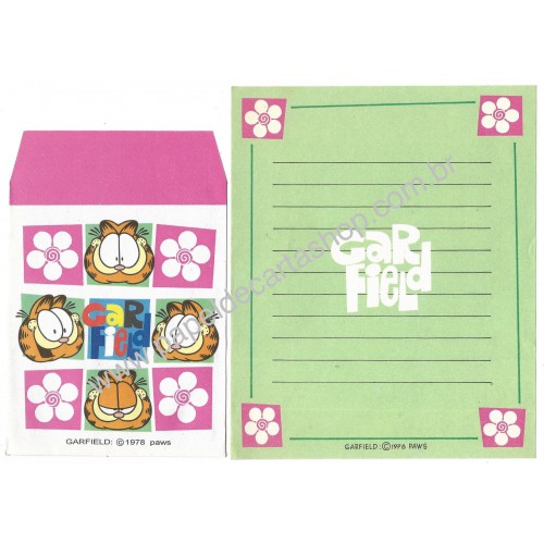 Conjunto de Papel de Carta Garfield CVD - Paws