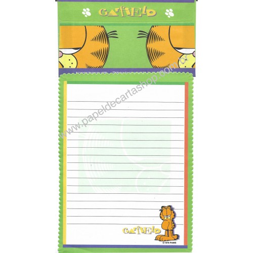 Conjunto de Papel de Carta Garfield GEL-010 - Paws