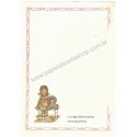 Conjunto de Papel de Carta Antigo Importado Kim Tania Argentina 1