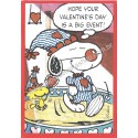 Kit 3 Notecards Cartões Importados Snoopy Valentines Hallmark
