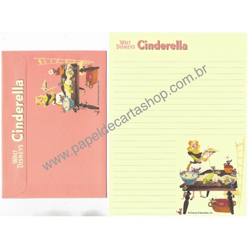 Conjunto de Papel de Carta Disney Cinderella - Disney Enterprises