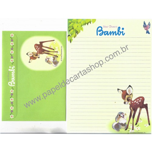 Conjunto de Papel de Carta Disney Bambi - Disney Enterprises
