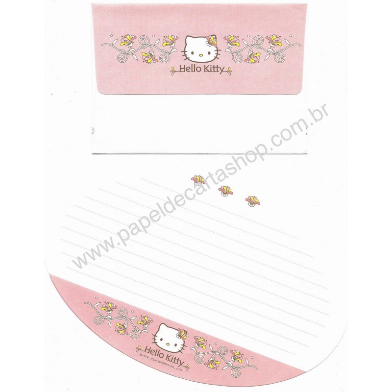 Ano 2004. Conjunto Hello Kitty OVAL Sanrio