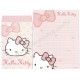 Ano 2013. Kit 4 Conjuntos de Papel de Carta Hello Kitty Sanrio