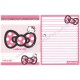 Ano 2014. Kit 2 Conjuntos de Papel de Carta Hello Kitty Dots Sanrio