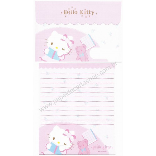 Ano 2009. Conjunto de Papel de Carta Hello Kitty 35th C9 Sanrio