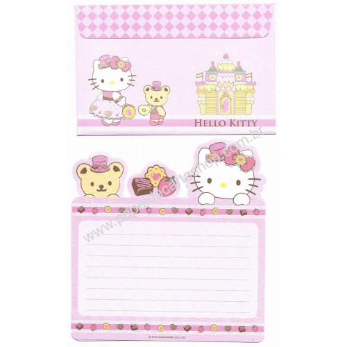 Ano 2009. Conjunto de Papel de Carta Hello Kitty Trio Sanrio