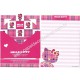 Ano 2009. Conjunto de Papel de Carta Hello Kitty Tartan 35th C2 Sanrio