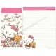 Ano 2013. Kit 2 Conjuntos de Papel de Carta Hello Kitty Candies Sanrio