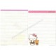 Ano 2013. Kit 2 Conjuntos de Papel de Carta Hello Kitty Candies Sanrio