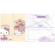 Ano 2014. Coleção 4 Notecards Cartões Hello Kitty Cupcakes Sanrio