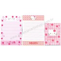 Ano 2001. Conjunto de Papel de Carta P Hello Kitty Roses Sanrio