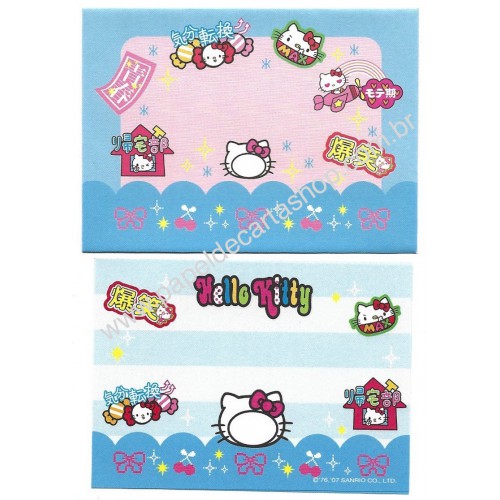 Ano 2007. Conjunto de Mini Papel de Carta HK CAZ Sanrio