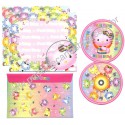 Ano 2002. Conjunto de Papel de Carta Hello Kitty Petit Kitty Sanrio