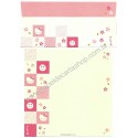 Ano 2002. Conjunto de Papel de Carta Hello Kitty Regional CRS Sanrio