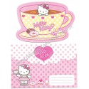 Ano 2002. Conjunto de Papel de Carta Hello Kitty Waitress 2 CRS Sanrio