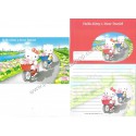Ano 2003. Conjunto de Papel de Carta Hello Kitty & Dear Daniel CVM Sanrio