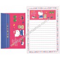 Ano 2004. Conjunto de Papel de Carta Hello Kitty Best Collections 25 Sanrio