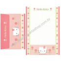 Ano 2004. Conjunto de Papel de Carta Hello Kitty Best Collection 21 Sanrio