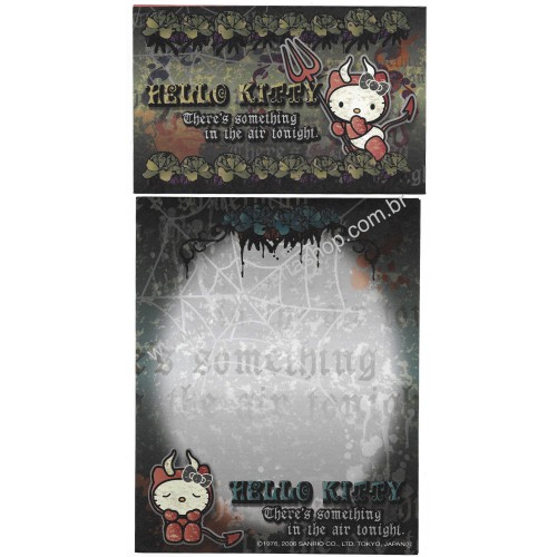 Ano 2006. Conjunto de Papel de Carta GOTOCHI Kitty GRUMPY CHEEKY 3 Sanrio