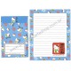 Ano 2006. Conjunto de Papel de Carta Hello Kitty CAZ Sanrio