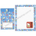 Ano 2006. Conjunto de Papel de Carta Hello Kitty CAZ Sanrio