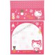 Ano 2008. Conjunto de Papel de Carta Hello Kitty Invitation Sanrio