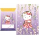 Ano 2008. Conjunto de Papel de Carta Hello Kitty Kimono CLL Sanrio