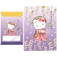 Ano 2008. Conjunto de Papel de Carta Hello Kitty Kimono CLL Sanrio