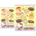 Ano 2008. Conjunto de Papel de Carta Hello Kitty Sweet Doughnut Sanrio