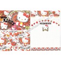 Ano 2008. Kit 2 Conjuntos Papel de Carta Hello Kitty Shine Red Sanrio