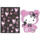 Ano 2009. Conjunto de Papel de Carta Hello Kitty Furry CLL Sanrio