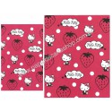 Ano 2009. Conjunto de Papel de Carta Hello Kitty Red Sanrio